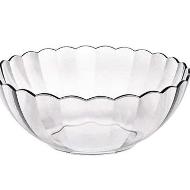 Imagem de Tigela Bella Transparente Vidro Saladeira 3,1L Bowl