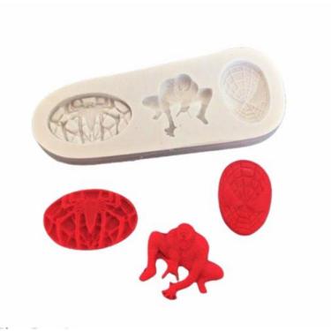 Imagem de Molde De Silicone Homem Aranha Herói, Resina, Confeitaria, Biscuit Molds Planet