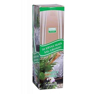 Imagem de Incenso Indiano Darshan 30 Ervas + Sal Grosso - 6 caixinhas