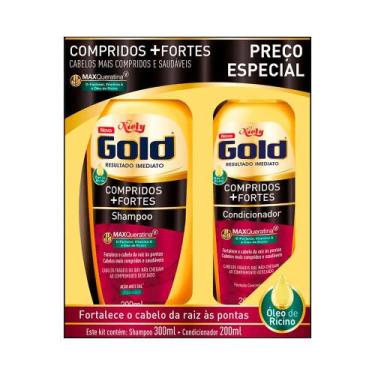 Imagem de Shampoo 300ml+Condicionador 200ml Niely Compridos +Fortes - Niely Gold