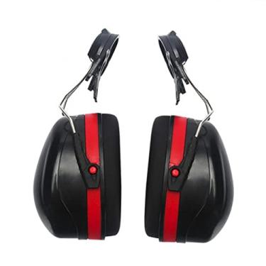 Imagem de Tingpai Capacete Protetores de Orelha de Montagem Cap Mount Earmuffs de Proteção Redução de Ruído Capas pa Orelha Capacete com Cancelamento de Ruído Earmuffs Anexáveis Protetores de Orelha Protetores de