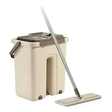 Imagem de Balde Limpador Mop Wash & Dry Lava Seca com Refil + Extensor - Cabo 1,5m