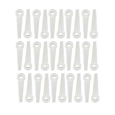Imagem de Tektall Lâmina de corte de poliéster polycut para aparador stihl 4111-007-1001, substitua para cortador Husqvarna tamanho do furo do aparador 1,2 cm comprimento: 10,6 cm Pack-30