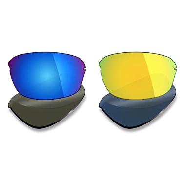 Imagem de Mryok 2 pares de lentes polarizadas de substituição para óculos de sol Oakley Half Wire 2.0 – Opções