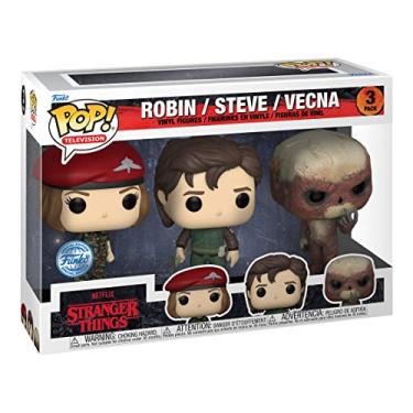 Imagem de Funko POP! TV: Stranger Things Robin/Steve/Vecna Pacote com 3 Walmart Exclusivo