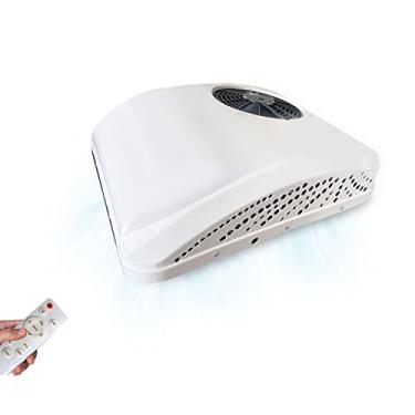 Imagem de Incluindo Tarifas Aspligo-DC 12V Ar Condicionado Apenas Refrigeração Elétrica Estacionamento Telhado RV Unidade de Ar Condicionado 8800BTU Ajuste Caminhão Motorhome Trailer, Compressor Elétrico de Rolagem Economia de Combustível