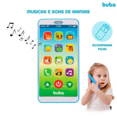 Imagem de Celular Phone Brinquedo Bebê Menino Menina Educativo Com Sons - Buba -