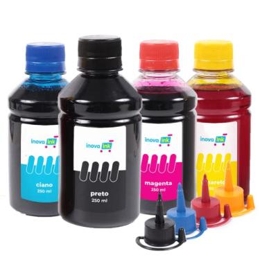 Imagem de Kit 4 Tintas Para Impressora L4260 250ml Inova Ink