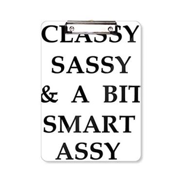 Imagem de Classy Sassy Bit Smart Assy Design Prancheta de Prancheta Pasta de Escrita Placa de Base A4