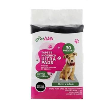 Imagem de Tapete Higiênico Para Cães Ultra Pads Com Carvão Ativado Absorve Odores 80cmx60cmm 30 Unidades