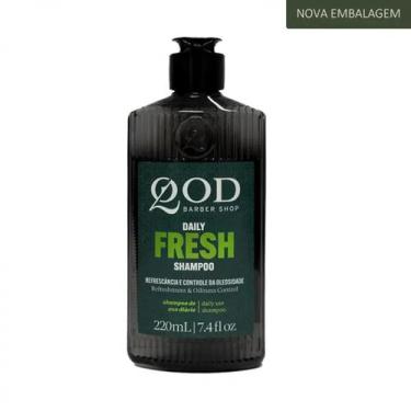 Imagem de Shampoo Qod Para Cabelos Oleosos The Daily Fresh 220ml - Qod Barber Sh