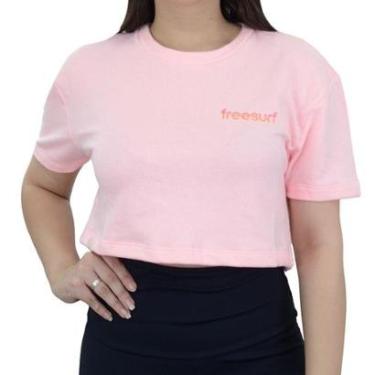 Imagem de Camiseta Feminina FreeSurf Cropped Neon Rosa - 120702-Feminino