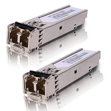 Imagem de Pacote com 2 1,25 G 850 nm multimodo SFP LC módulo de fibra 550 metros 1000Base-SX LC MMF para Cisco GLC-SX-MMD/SX-MM/SFP-GE-S, Fortinet, Ubiquiti UniFi UF-MM-1G, Mikrotik S-85DLC05D Meraki