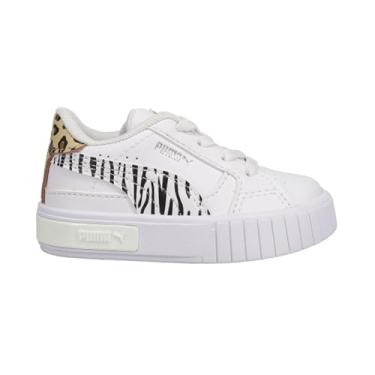 Imagem de PUMA Baby Girl's Cali Star Summer Roar AC (Toddler) Puma White/Puma White/Puma Silver 9 Toddler M