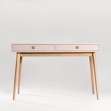 Imagem de Escrivaninha LIVA 2 Gavetas Madeira Rosa