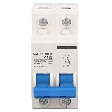 Imagem de Disjuntor Fotovoltaico DC Sonew 2P, Interruptor de Ar de Proteção contra Sobrecarga, Alta Sensibilidade, DC12-240V, 4KA, Material de Revestimento ABS (6A)