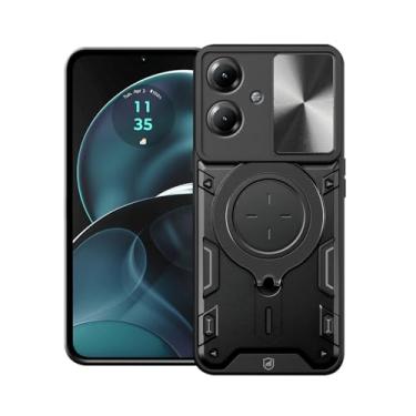 Imagem de Gshield Capa Case Capinha Discovery para Motorola (Preta, Moto G14)