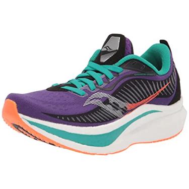Imagem de Saucony Tênis profissional feminino Endorphin Trail Health Care, Concord/Jade, 34