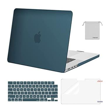 Imagem de MOSISO Compatível com MacBook Pro de 16 polegadas 2025 2024 2023 2022 2021 M4 M3 M2 M1 A3403 A3186 A2991 A2780 A2485 Pro Max, capa rígida de plástico, capa de teclado, película de tela e bolsa de