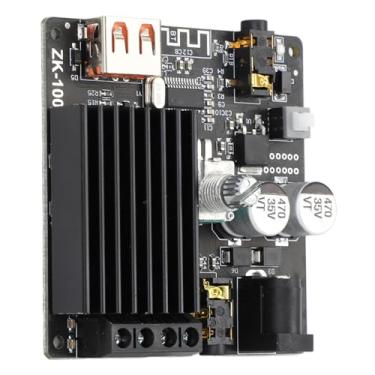 Imagem de Placa Amplificadora Mini Estéreo BT 5.0 ZK 1002M e Receptor de Canal Duplo, Transmissão de Som Sem Fio, áudio de Alta Fidelidade, Ampla Compatibilidade de Potência