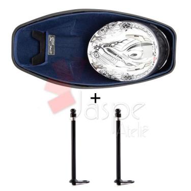 Imagem de Forração Honda Pcx 150 Forro Baú 16 18 Azul + 2 Antena - Jaspe Ateliê,