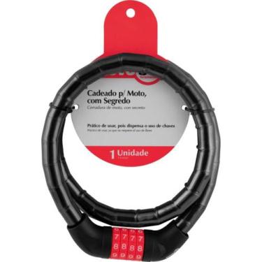 Imagem de Cadeado para Moto 100 cm com Segredo Nove54
