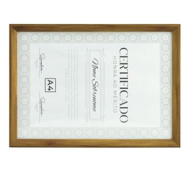 Imagem de Moldura Porta Diploma Certificado Tamanho A4 6051 - Livon