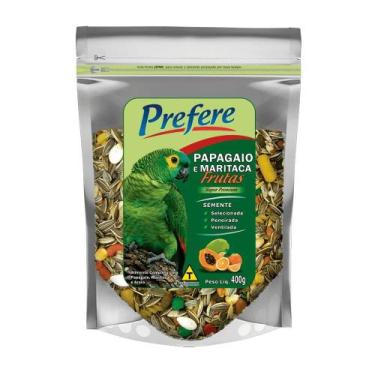 Imagem de Alimento Prefere Mix para Papagaio com Frutas 400gr