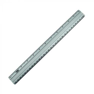 Imagem de Régua Alumínio 30 cm   Onda (ref-713679)