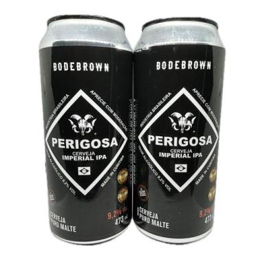 Imagem de Kit 2 Cervejas Perigosa 9,2% Bodebrown Imperial Ipa 473ml - Bodebrown 