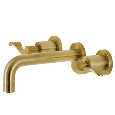 Imagem de Kingston Brass Torneira de banheiro NuWave KS8127DFL, latão escovado