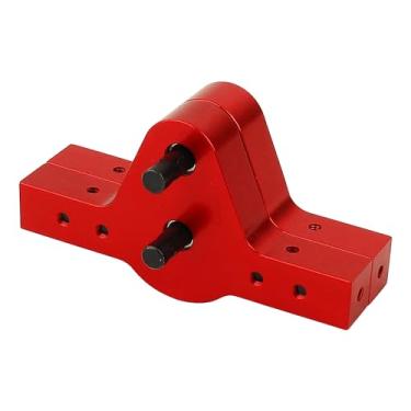 Imagem de RZXYLRC CNC Aluminum D90 Transfer Case Gearbox for 1/10 RC Car Crawler RC4WD Defender 90 TF2 Axial SCX10 Chassis Upgrade Parts (Red)