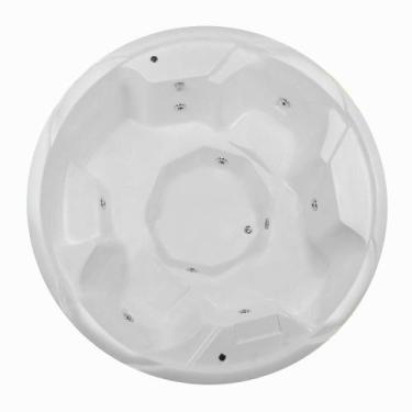 Imagem de Spa Redondo Montana com hidro em acrílico - LineaPlas, 2,00x2x00x0,85,