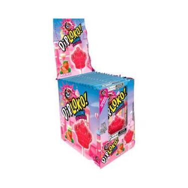 Imagem de Caixa de Pirulito Coroa Sabor Morango 15 unidades - Danilla foods