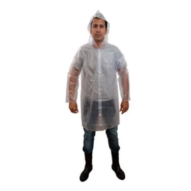 Imagem de Capa de Chuva Laminada Transparente Ca 28450 - BRASCAMP, M