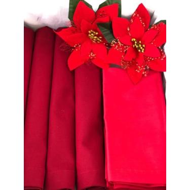 Imagem de Mesa Posta 16Lugares Jogo Americano +Guardanapo Natal Decora - Marphi 