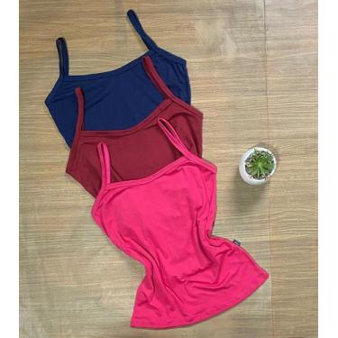 Imagem de Kit 10 Blusa Regata Alcinha Em Malha Verão - Moranga Moda, P