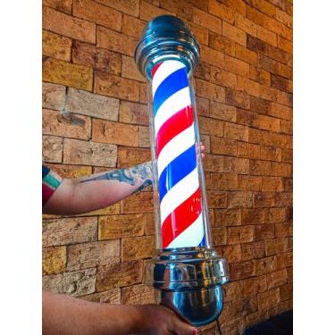 Imagem de Barber Pole Big 80cm Sem Globo Bivolt Original Megan