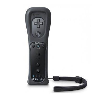 Imagem de Controle Wii Remote Motion Plus Nintendo Wii Preto Wii U
