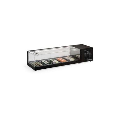Imagem de Vitrine Refrigerada de Bancada sem Bandejas 1,38cm Gelopar com LED GVRS-150-PR 220V