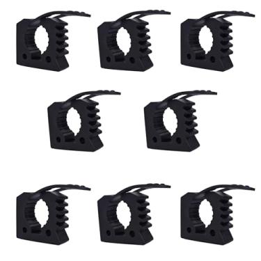 Imagem de Zitaocn Suporte de grampo de liberação rápida, suporte de pá, kit de montagem na parede, acessórios de carro para rack de teto, preto, ferramentas de diâmetro de 3,5 a 3,8 cm (2P)