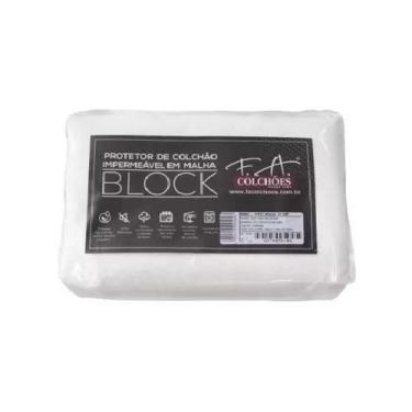 Imagem de Protetor Impermeável Block Malha para Colchão, Com Elástico, F.A. Colc