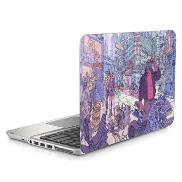 Imagem de Skin Adesivo Protetor Notebook 15 Wide Tyger Claws Cyberpunk - Skin Za