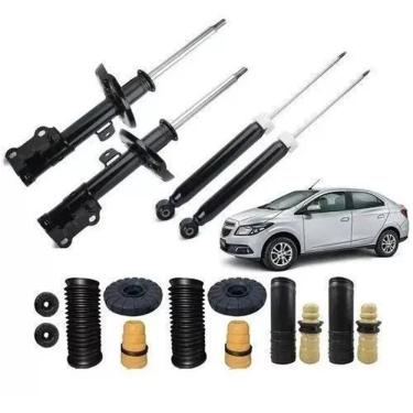 Imagem de 4 Amortecedor+ Kit Suspensão Cobalt 2014