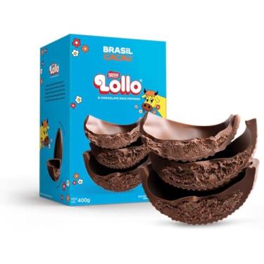 Imagem de Ovo de Páscoa Recheado Lollo, Chocolate ao Leite com Mousse, 370g