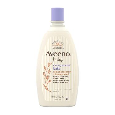 Imagem de Banho de bebê Aveeno Calming Comfort com lavanda e baunilha 530ml