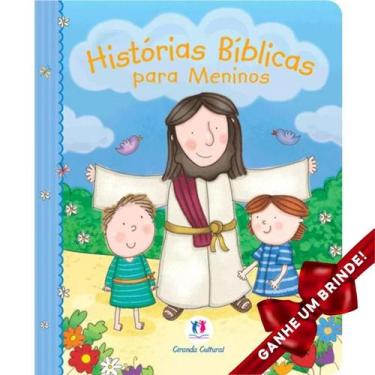 Imagem de Livro Histórias Bíblicas Para Meninos Crianças Infantil Evangélico Fil