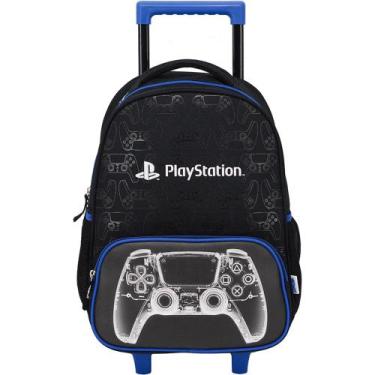 Imagem de Mochila poliéster com rodas, Playstation x-ray, 988D01, Pacific - PT 1