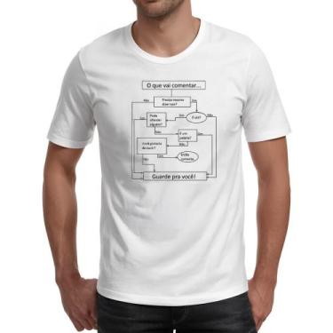 Imagem de Camiseta Unissex Logica Simples Comentario - Alearts, M