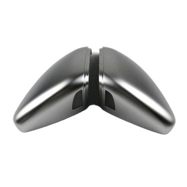 Imagem de Capa de proteção para espelho retrovisor cromado fosco compatível com VW Golf7 GTI MK7(With lane assist)